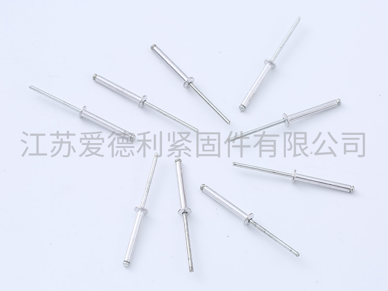 铝铁扁圆头开口型抽芯铆钉
