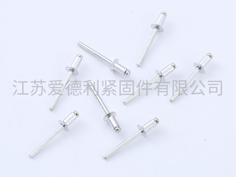 铝铁开口型扁圆头抽芯铆钉 铝帽铁钉A